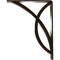 Ekena Millwork Miller Wrought Iron Bracket, (Triple center brace), Antiqued Bronze 2"W x 7 1/2"D x 10"H BKTM02X07X10TMIABZ - alternate 3
